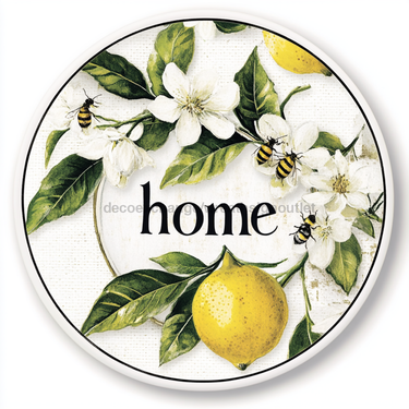 Lemon Sign, Home Sign, DCO-13040, Sign For Wreath, 10